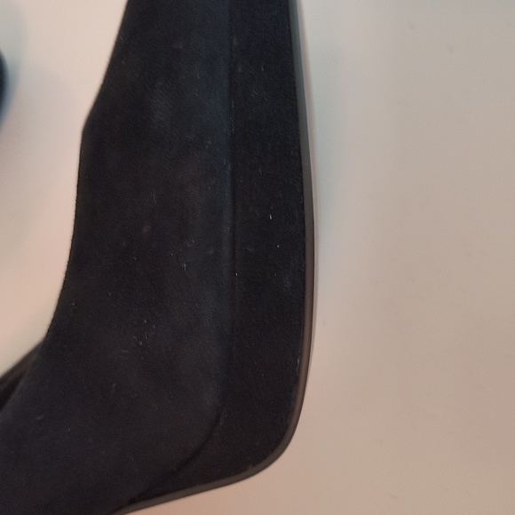 Nine West Quarless Black Suede Leather Platform Pump size: 8.5M - Picture 12 of 12
